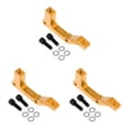 thumbnail image 3 of Guardoinrt Durable Bicycle Bike Disc Brake Mount Adapter Reliable Caliper PM to IS Conversion Gold Rear 3Set, 3 of 6