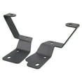 1Pair Side Pillar Mounting Brackets Black Waterproof Hood Hinge Ditch LED Pods Light Mount