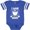 Football Blue and White, variant on Inktastic I Love My Bearded Daddy for Fathers Day Boys or Girls Baby Bodysuit