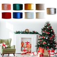 thumbnail image 5 of Christmas Velvet Ribbon Christmas Tree Wreath And Souvenir Decorations(9 Colors) Home Decoration 6.3*10*10, 5 of 9
