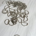 thumbnail image 5 of LEORX 100Pcs D Rings for Bag Making and Luggage Accessories Heavy Duty Metal Silver, 5 of 8