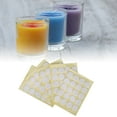 thumbnail image 4 of Candle Making Sticker, Wick Sticker Easy To Use 200Pcs  Viscosity  for Handicraft for Home for Art Crafts White Bottom,Yellow Bottom, 4 of 8