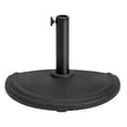 thumbnail image 2 of Hassch Half-Round Patio Umbrella Base, Heavy-Duty Free Standing Umbrella Stand, Black, 2 of 6