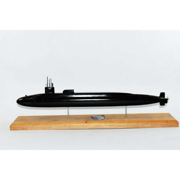 SSGN728 USS Florida Submarine Model (Black Hull), Navy,Scale Model