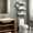 Gray, variant on Rijanmt Over the Toilet Storage Rack,2-Tier Bathroom Organizer Shelf Above Toilet Bowl with 4 Suction Cups,Adjustable,Standing Space Saver Bath Shelves Over Toilet for Toiletries,56"x19"x10.2",Gray