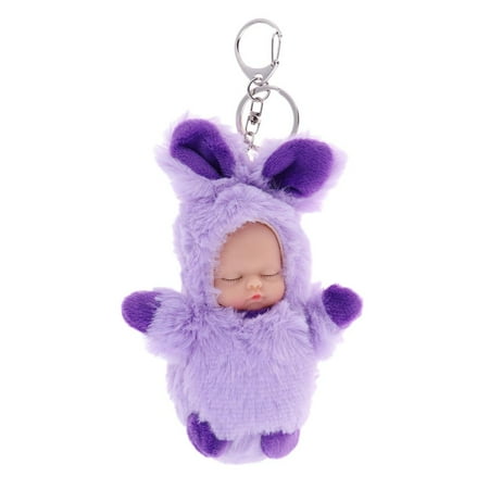 

Keychain Plush Car Keyring Pendant Charm Toy -Light