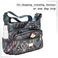 thumbnail image 6 of AOUNQ Crossbody Bag for Women Multi Pocket Shoulder Purse Bags Nylon Ladies Travel Handbag with Adjustable Straps, 6 of 7