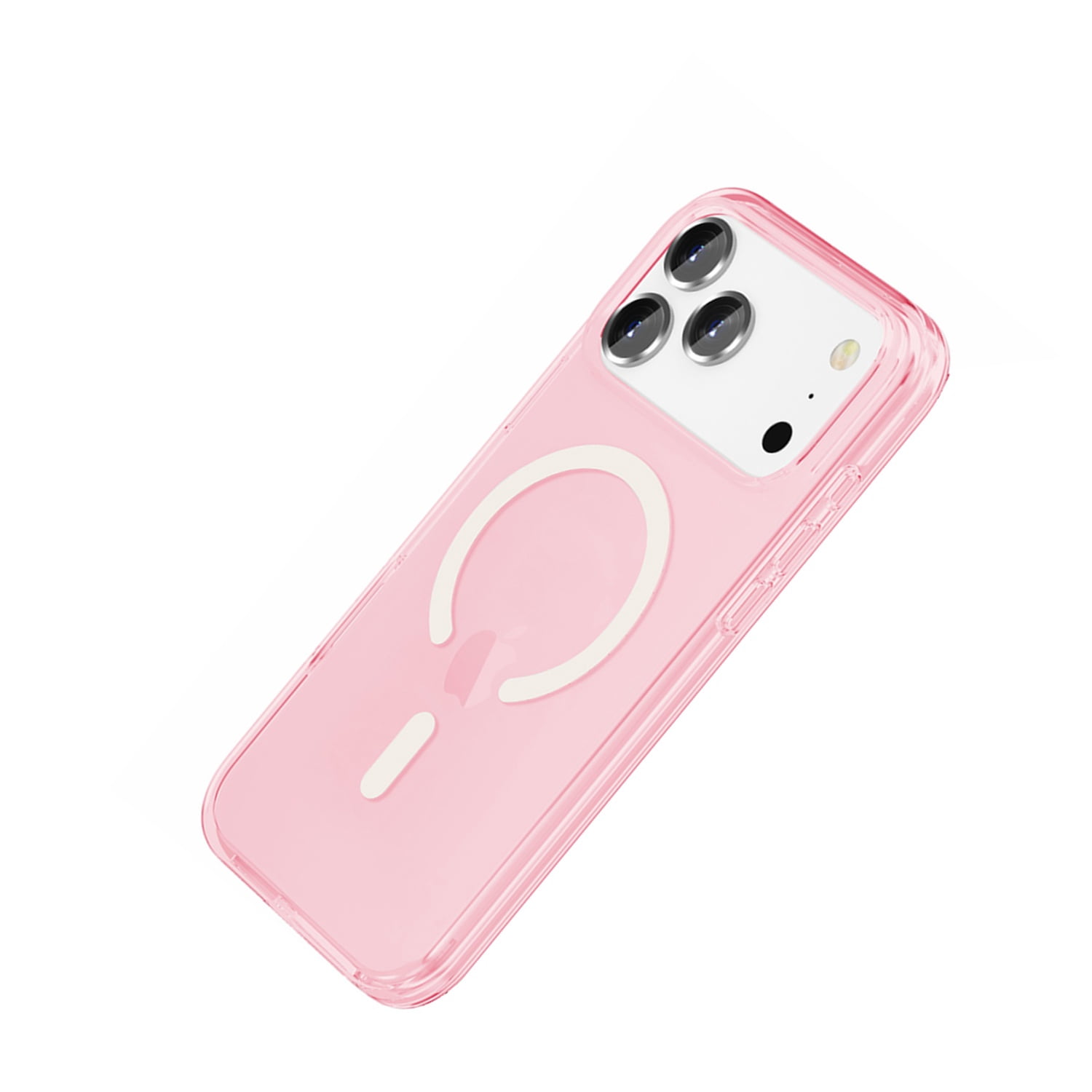 Strong Transparent Color Case with Magsafe for iPhone 17 Pro - Pink