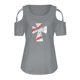 thumbnail image 4 of Camiseta estampada con estilo para mujer, blusa de manga corta, cuello redondo, camisetas informales OAVQHLG3B Store lin121212, 4 of 4