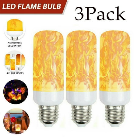 

EIMELI E27 Flame Bulb LED Candelabra Light Bulbs 3 Watt Warm White LED Chandelier Bulbs- Flame Bulbs for Festival/Hotel/ Christmas Decoration(3Pack)
