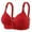 Red Bra for Women, variant on AINIYS Soft Cup Bra Secure Fit Bra for Women Front Closure Lift and Support Push-Up Bra Plus Size Cleavage Bra Anti-Sagging Bra Bralette Breathable Everyday Bras Wireless Gray 38
