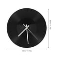 thumbnail image 2 of 1 Set Unfinished Vinyl Record Shape Wall Clock Wall Hanging Clock Decorative Wall Clock No Battery, 2 of 9