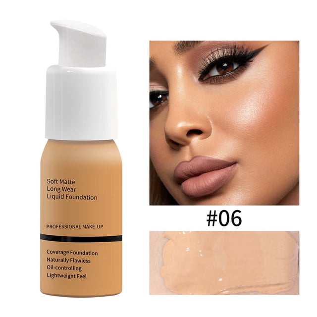 Oil Control Foundation Foundation 30ml Concealer Long Lasting Non Smearing Liquid Foundation