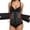Black, variant on Pitauce Waist Trainer for Women, Front Zipper Tummy Control Shapewear Belted Waist Cincher for Workout Fitness