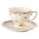 thumbnail image 5 of Juego de taza y platillo de café de cerámica, regalo de inauguración de casa, vajilla elegante y multiusos, juego creativo de taza de té de, 5 of 9