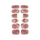 thumbnail image 1 of Pegatinas de uñas del dedo del pie Envolturas de uñas completo auto esmalte Pegatinas Flores Estrella Glitter Tiras de uñas Calcomanía Pegatinas para Mujeres Kits con lima de uñas, 1 of 4