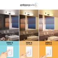thumbnail image 4 of Globe Electric 24" Black Dimmable Color Adjustable LED Integrated Vanity Light with Dimmer Remote, Modern Style, 4 of 9