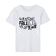 thumbnail image 4 of Blusa de Manga Corta Con Estampado de Cuello Redondo Informal Para Mujer Odeerbi ODB181513, 4 of 6