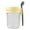 Yellow, variant on Weloille Overnight Oats Container with Lid and Spoon-Overnight Oats Jar -Portable Jar for Cereal Container Capacity 350ml
