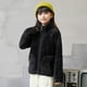 thumbnail image 1 of Suéter con capucha para mujer, cárdigan de lana coral, para otoño e invierno, para niños de mediana edad, talla grande, 1 of 4