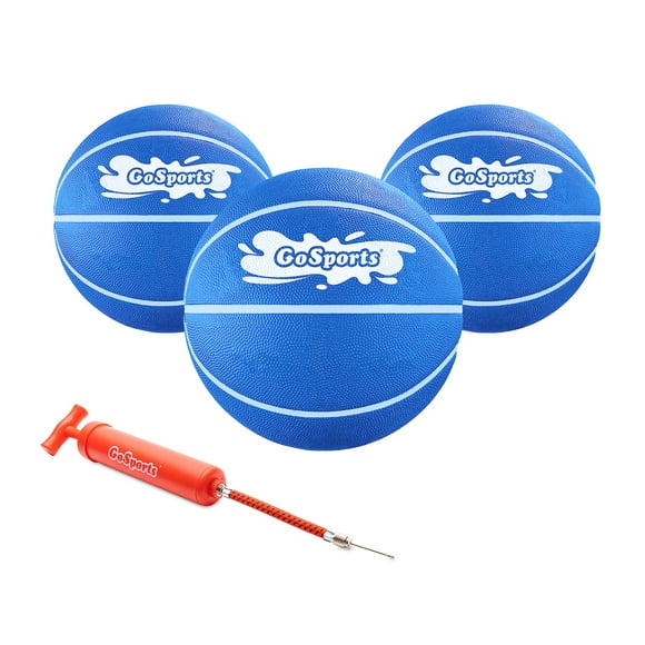 GoSports Baskets de Piscine 3 Pack - Idéal pour Paniers de Basket Flottants, Choisissez Rouge Ou Blue Pool Baskets