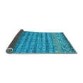 thumbnail image 2 of Ahgly Company Indoor Rectangle Abstract Light Blue Contemporary Area Rugs, 2' x 3', 2 of 4