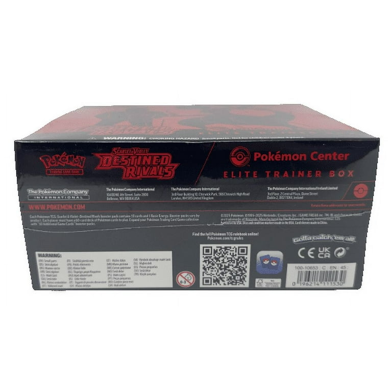 ポケモンカード 熱風のアリーナ 1BOX分 Destined Rivals Pokemon Scarlet & Violet Destined Rivals Pokemon Center