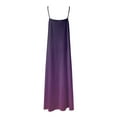 thumbnail image 5 of Kcodviy Robes Maxi pour Femmes Robes Portefeuille Été Sans Manches Boho Décontractées Robe Maxi Femmes Col en V Longues Robes Femmes Décontractées Été Robe de Plage pour Vacances, 5 of 5