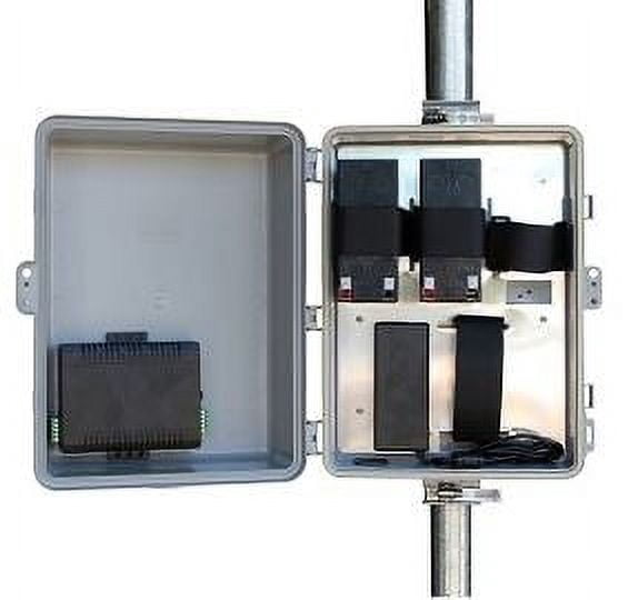 Tycon Power Outdoor UPS, 12V 18Ah Battery, 48V POE Output (Polycarbonate)
