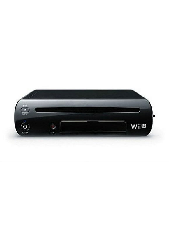 Restored Nintendo Wii U Console Replacement Black (Refurbished)