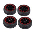 thumbnail image 3 of Juego De 4 Neumáticos De Goma Para Coche 1:10, Llanta De Rueda De Vehículo Con Control Remoto Con, 3 of 7