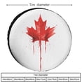 thumbnail image 2 of America Land of The Free Flowers 4th of July Heavy Duty Spare Tire Cover Happy Independence Day Wheel Protectors Tire Covers Weatherproof Wheel Covers for Fit for SUV Truck Travel Trailer, 2 of 10