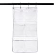 thumbnail image 6 of Shower Caddy Organizer Mesh Hanging Storage Bag with Hooks for Bathroom Tub Shower Stall Bath Accessories Water-Resistant Bathroom Organizer, 6 of 8