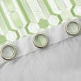 thumbnail image 4 of Manfei Geometric Honeycomb Black Out Curtains for Female Men,Abstract Stripes Curtains Pack of 2 (42x63 Each),Vintage Aesthetic Bedroom Curtains,Microfiber Bedroom Decor, 4 of 6