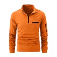 thumbnail image 4 of Men's Polo Shirts Casual Short Sleeve 2026 Button Stylish Summer T Shirt Color Block Golf Slim Fit Shirts with Collar, XL, 4 of 5