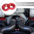 thumbnail image 2 of Unique Bargains 25pcs Red M6x1.0 Bumper Mudguard Washer Bolts Engine Bay Dress up Screw Fastener, 2 of 6