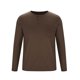 thumbnail image 5 of Blusas y camisas de manga larga y cuello redondo para hombre, de color liso, informales, con bolsillos y botones, blusas de manga larga y cuello redondo, camisetas de poliéster para hombre., 5 of 6