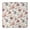 Flower P, variant on Flower Print Elastic Fitted Tablecloth - Watercolor Flowers Pattern Square Table Cover, Windproof Snug Fit Outdoor Picnic Table Protector, Wrinkle-Free Washable Cute flowers Design