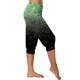 thumbnail image 2 of Pantalones Casuales de las Mujeres Imprimidos Leggings Pantalones Recortados, Pantalones Elásticos Cómodos para el Día Y el Deporte, 2 of 6