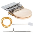 thumbnail image 1 of BRIGHTFUFU 1 Set Craft Weaving Loom Khaki Wood Tool for DIY Projects and Fun, 1 of 8