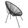 thumbnail image 1 of 3-Piece All-Weather Patio Acapulco Bistro Furniture Set With 2 Chairs & Glass Top Table Black, 1 of 29