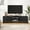 62.99"*15.74"*17.71"-Black, variant on YOCWO TV Stands for 65 inch tv, TV Stand with Sliding Wave Doors, Wood Entertainment Center for TVs, Media Console Cabinet with Open Storage for Living Room, Walnut