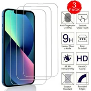 iPhone XS High-Definition Tempered Glass Screen Protector, Premium 9H Protection, Anti-Scratch Surface, Fingerprint Resistant, Bubble-Free Fit - Pack of 3