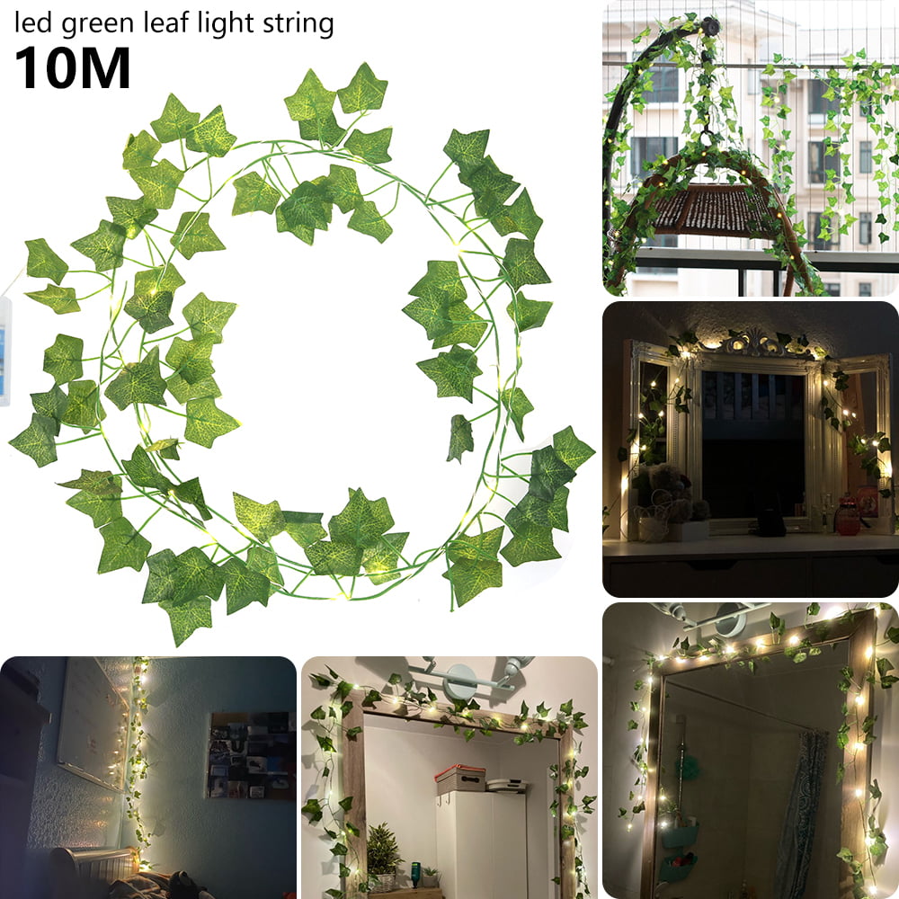10m Artificial Ivy Vine leaves Garland Hanging Plants Fake Foliage Flowers Hot 