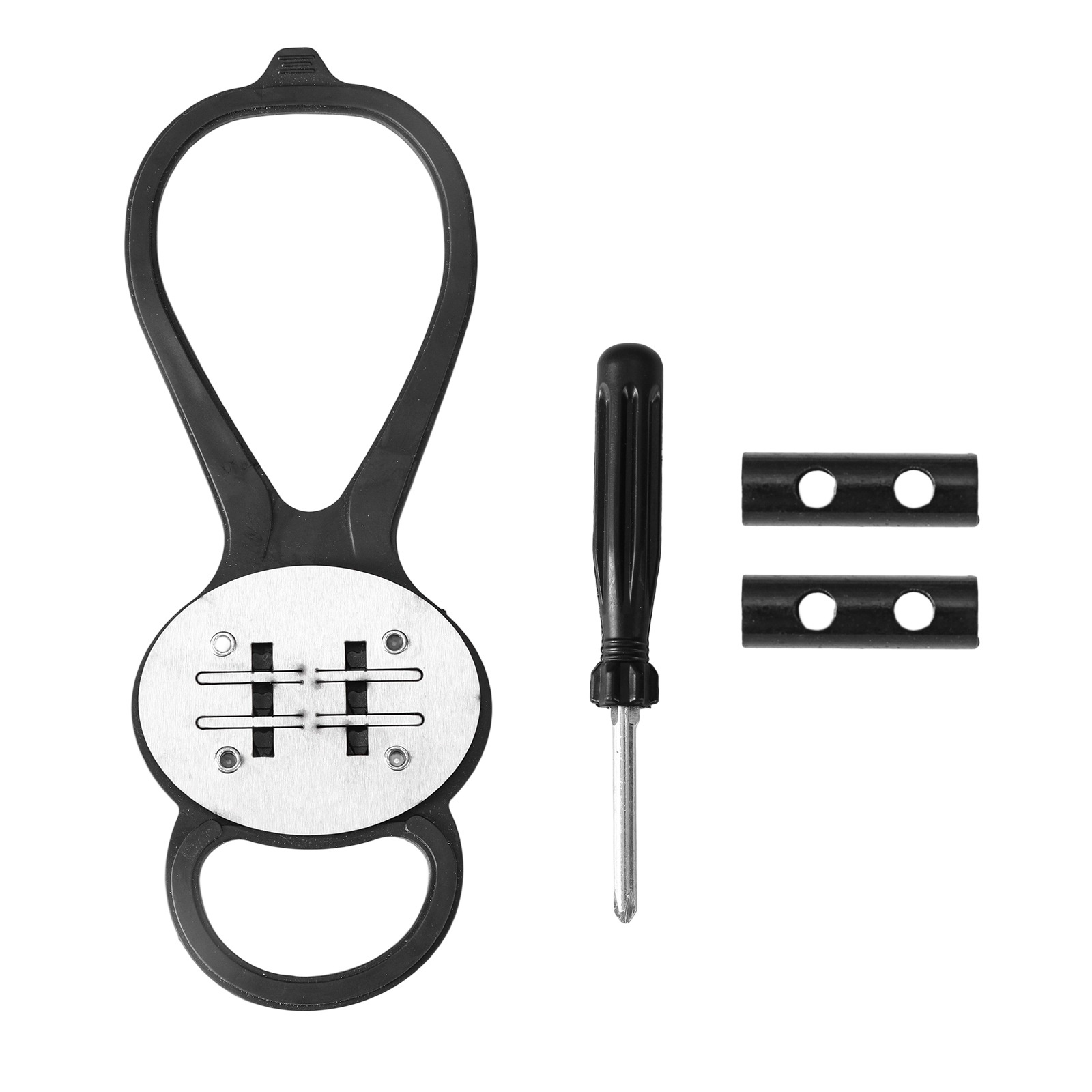 Magnesium Plate Shoe Sole Kit, Spark Maker Fire Starter, Emergency Flint Rod, Outdoor Survival Equipment, Friction Fire Tool, Durable Camping Gear, Black