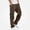 Brown, variant on WAVSUF Boys Straight Cargo Pants Skinny Fit with Pockets Elastic Waist Fall Working Casual Pants Brown 7-8