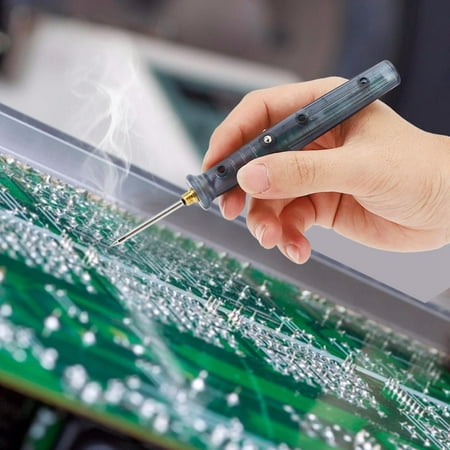 

Haofy Pointed Tip ABS 450-480 ℃ USB Soldering Iron Electric Soldering Iron For Welding Circuit Board Appliance Repair