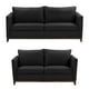 thumbnail image 1 of Sala 3-2 TRINITY Oslo 2 Piezas (Sofá, Love Seat) Negro Para Sala, 1 of 8