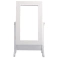 thumbnail image 2 of Costway Small Mirrored Jewelry Cabinet Organizer Armoire Storage Box Countertop w/ Stand (Medium, White), 2 of 7