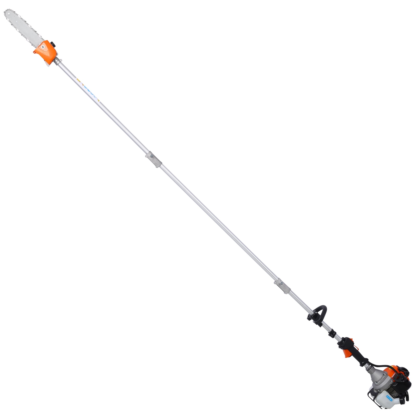 10 in 1 Multi-Functional Trimming Tool, 33CC 2-Cycle Garden Tool System with Gas Pole Saw, Hedge Trimmer, Grass Trimmer, and Brush Cutter